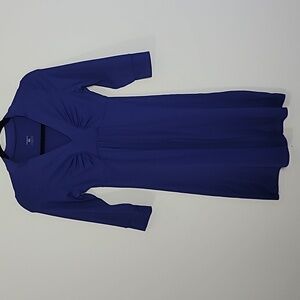 Patagonia Respite V-neck mini dress Sz XS Purple